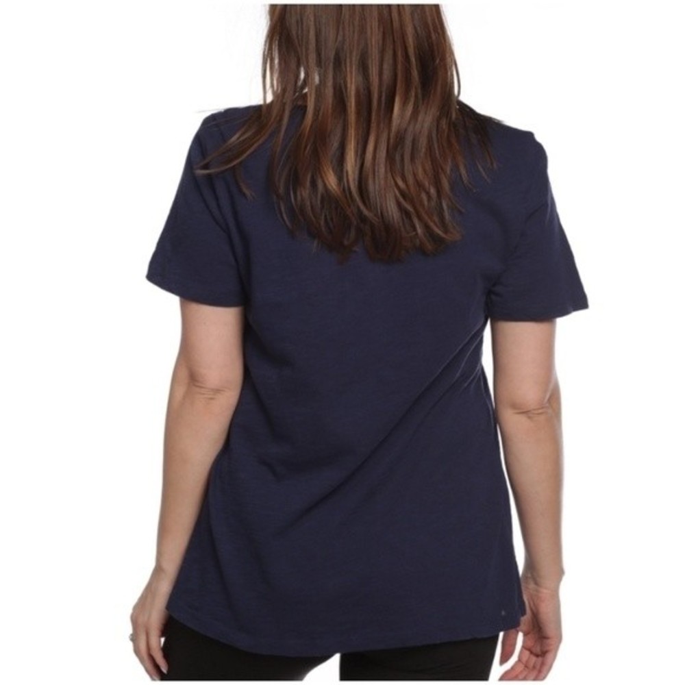 Erika Ophelia‎ Navy Blue Top Front Tie - Picture 3 of 6